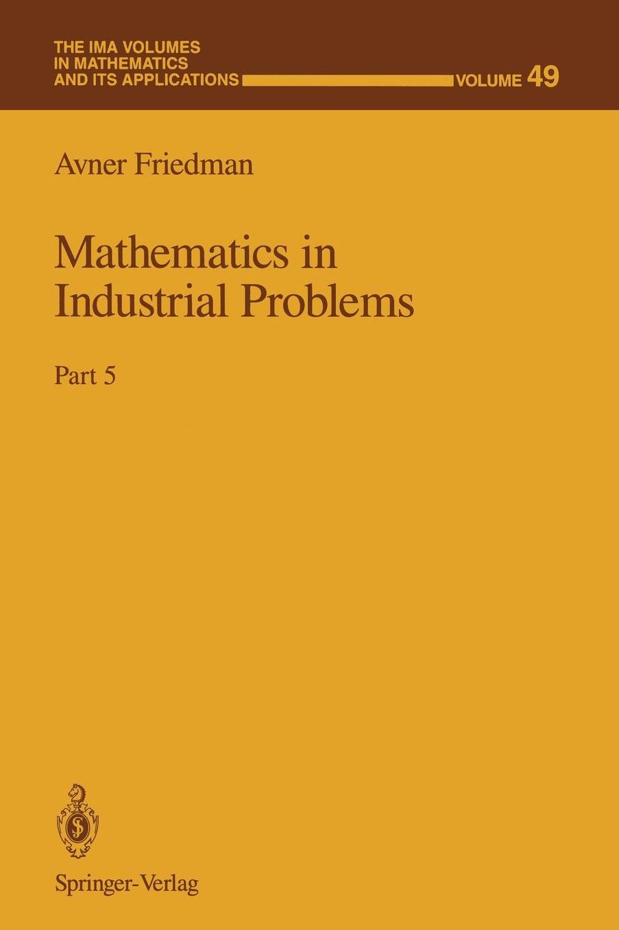 Mathematics in Industrial Problems: Part 5
