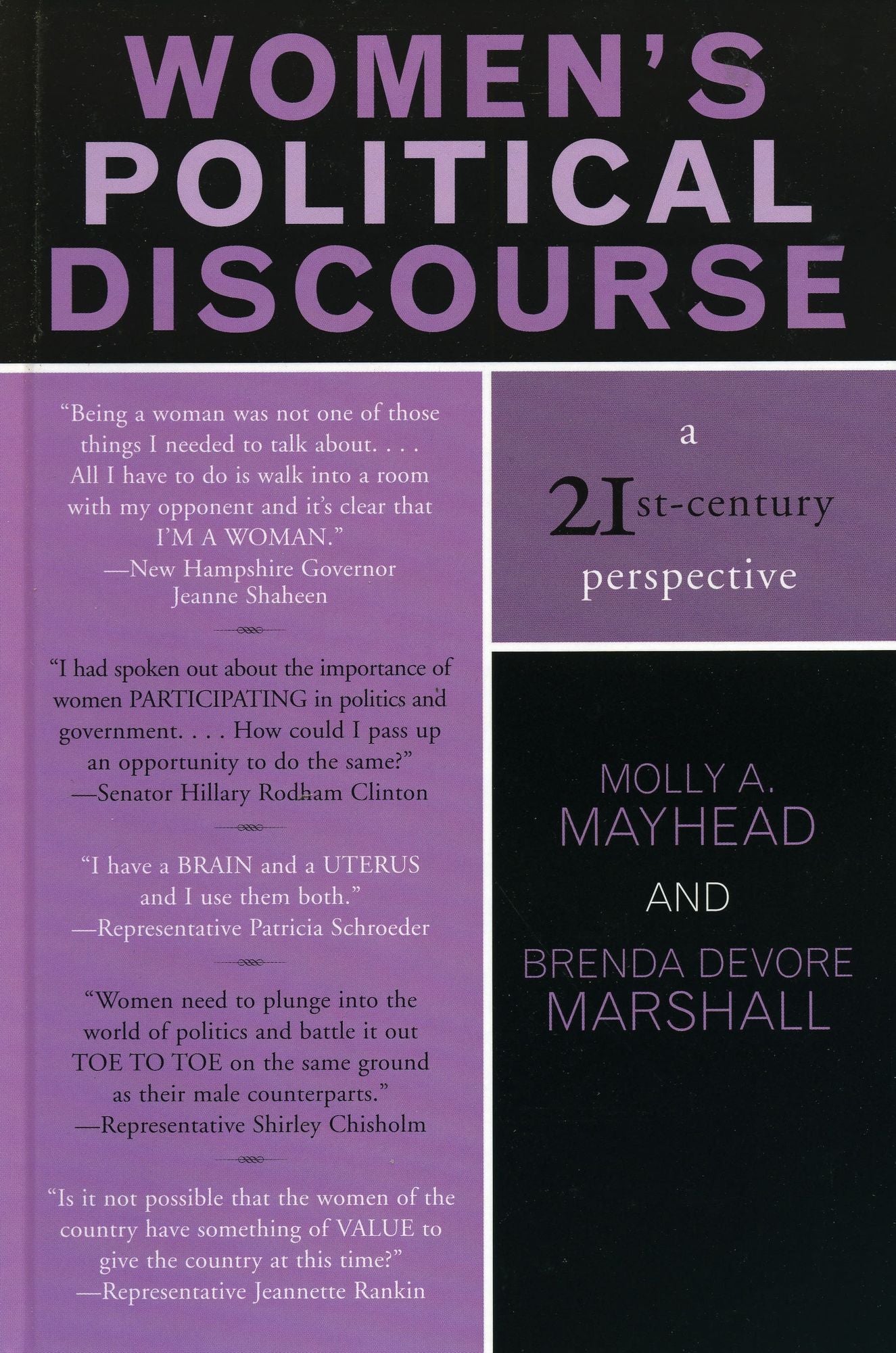 Women's Political Discourse: A 21st-Century Perspective