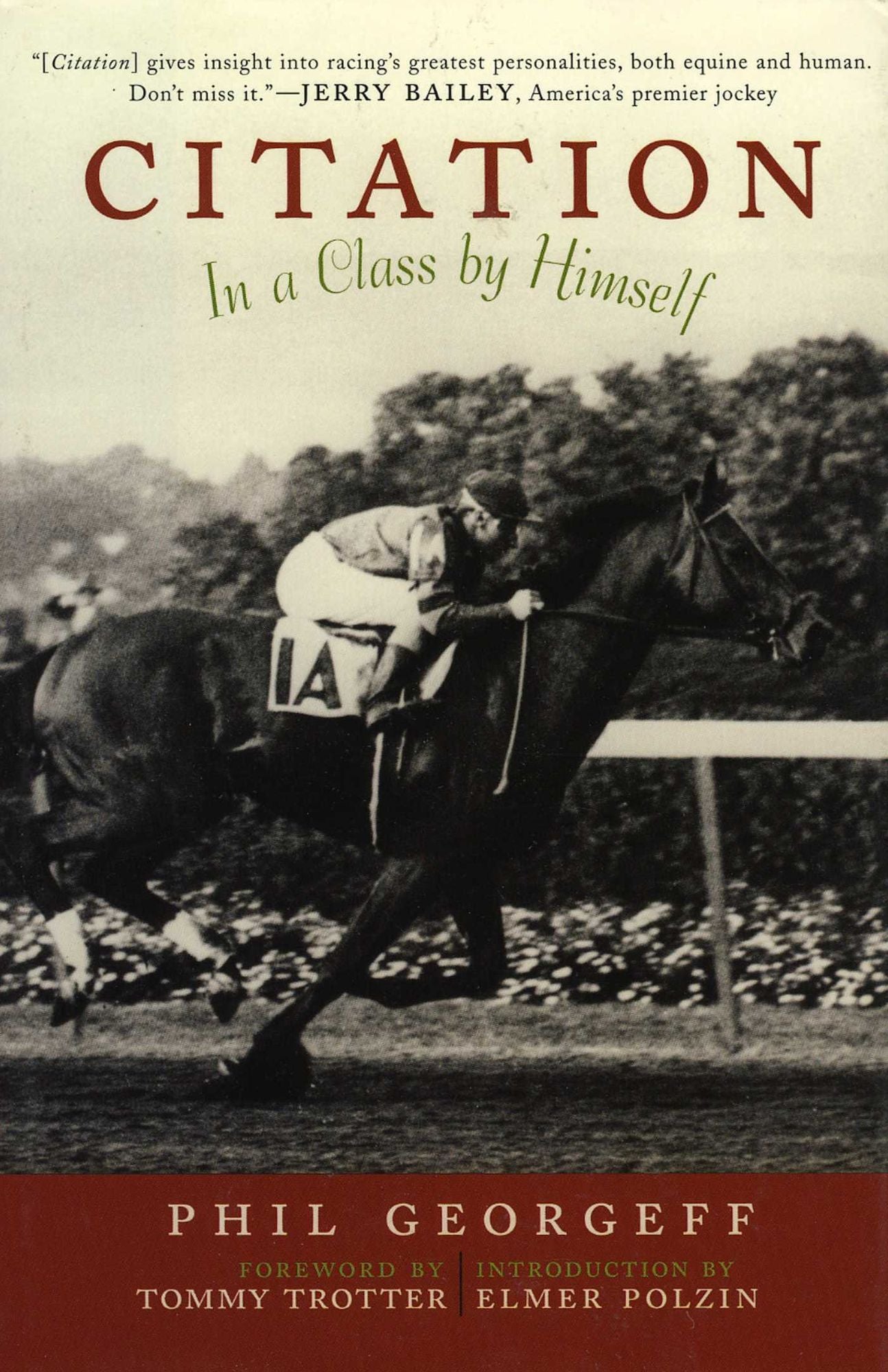 Citation: In a Class by Himself