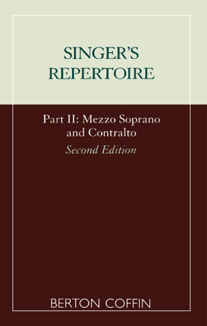 The Singer's Repertoire, Part II