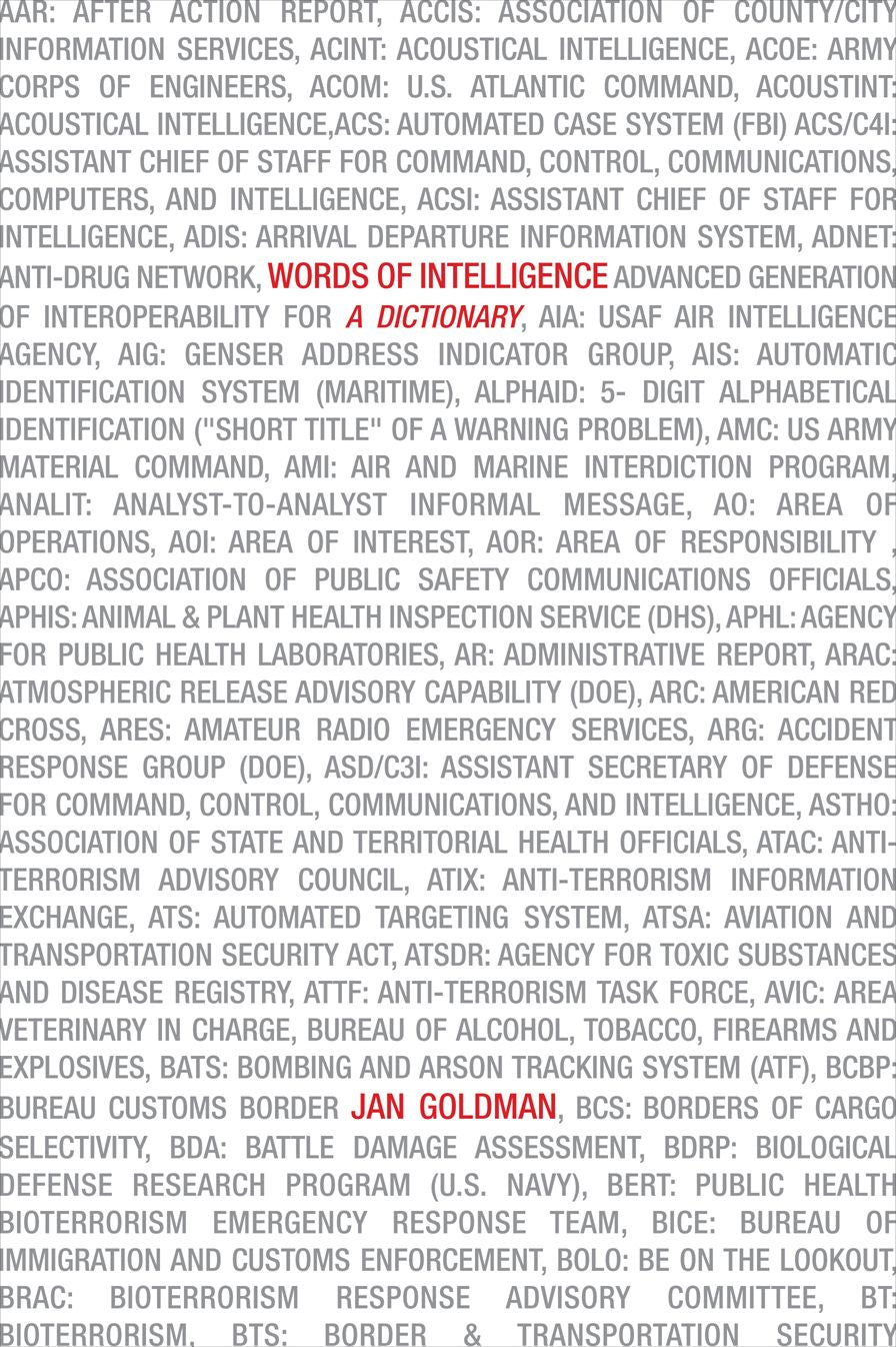 Words of Intelligence: A Dictionary