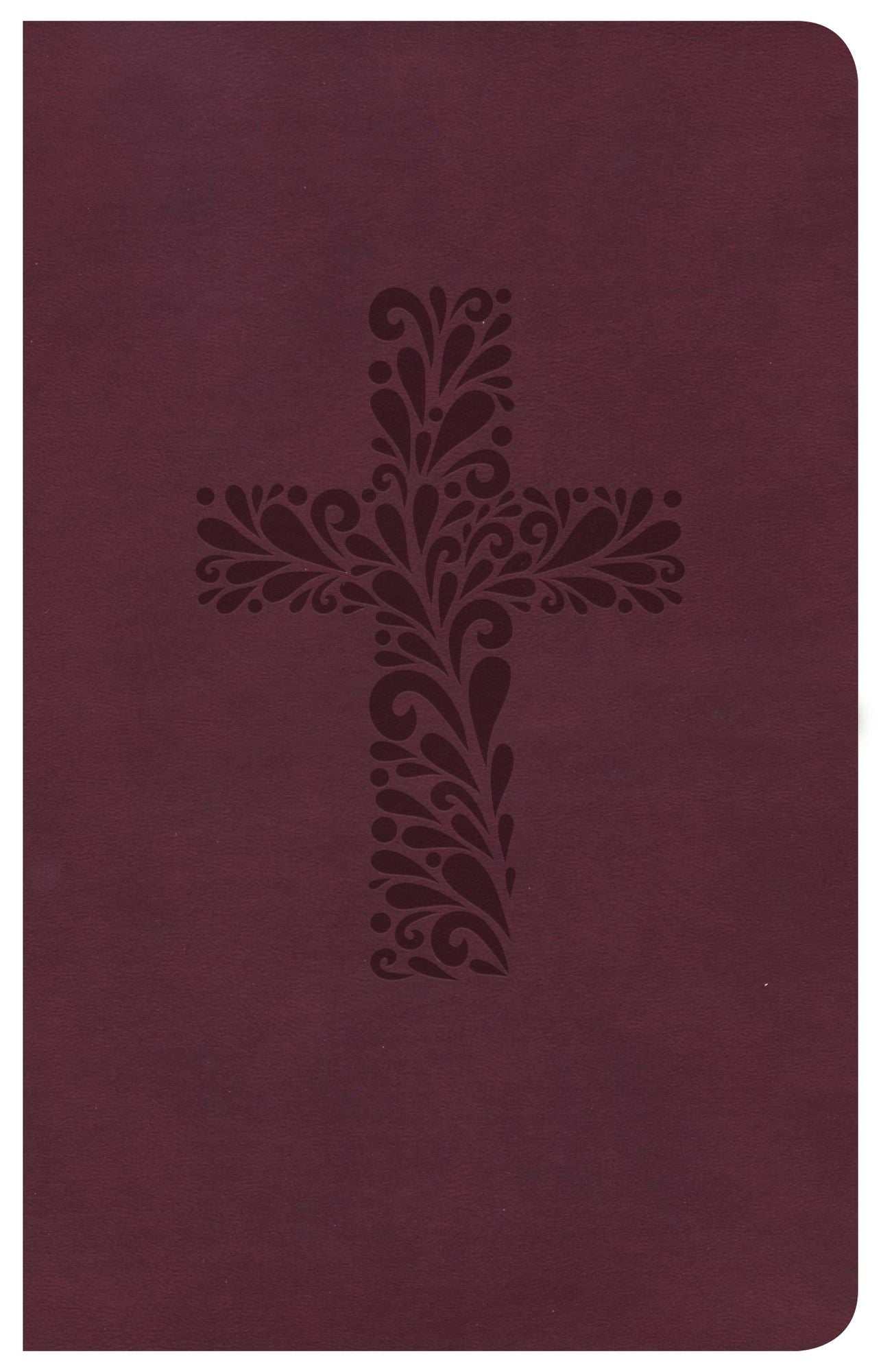 CSB Pocket Gift Bible, Burgundy Leathertouch