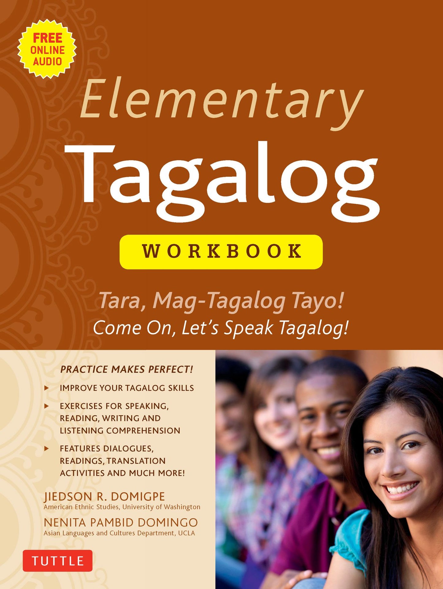 Elementary Tagalog Workbook: Tara, Mag-Tagalog Tayo! Come On, Let's Speak Tagalog! (Downloadable MP3 Audio Included)