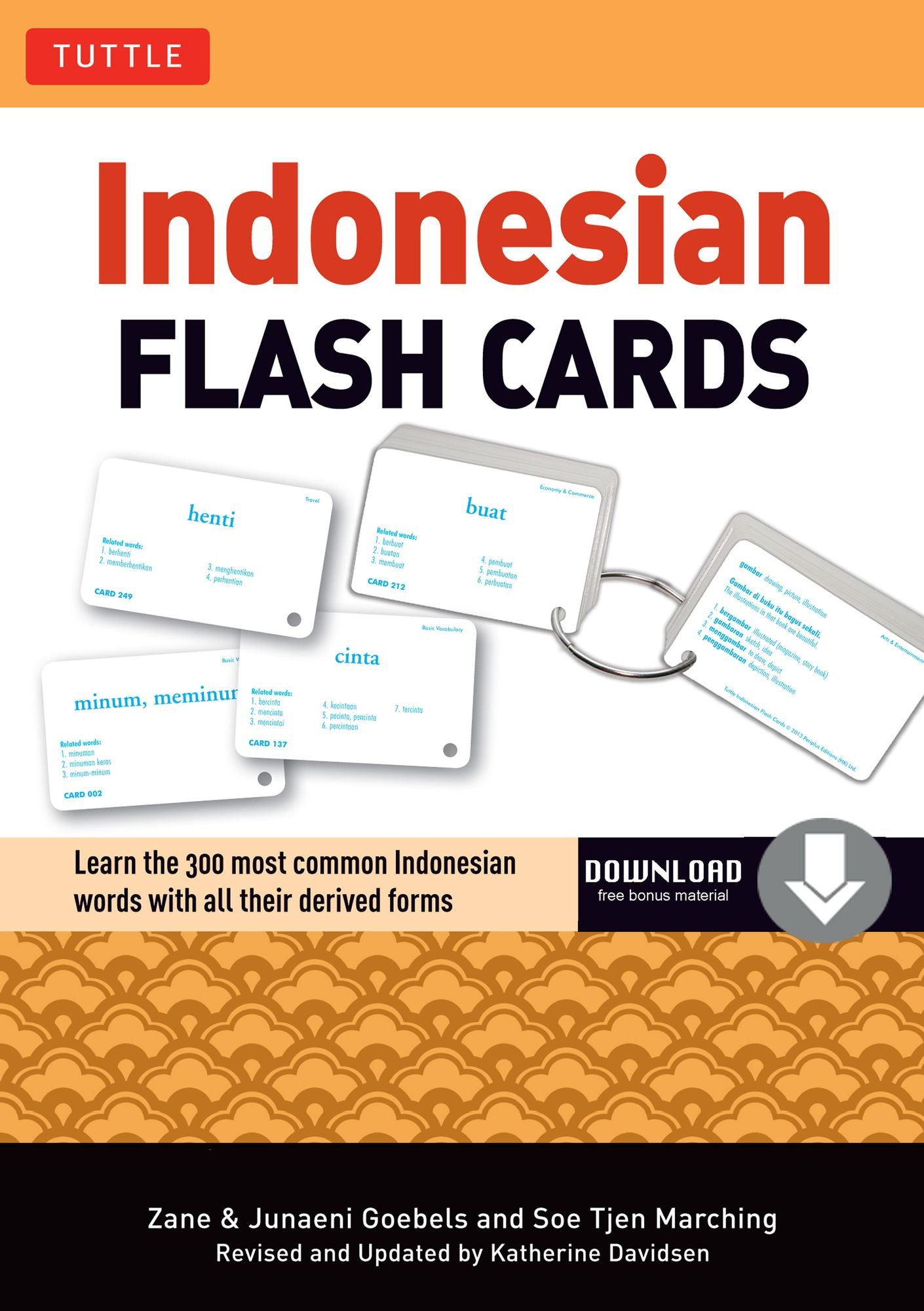Indonesian Flash Cards: (Downloadable Audio Included)