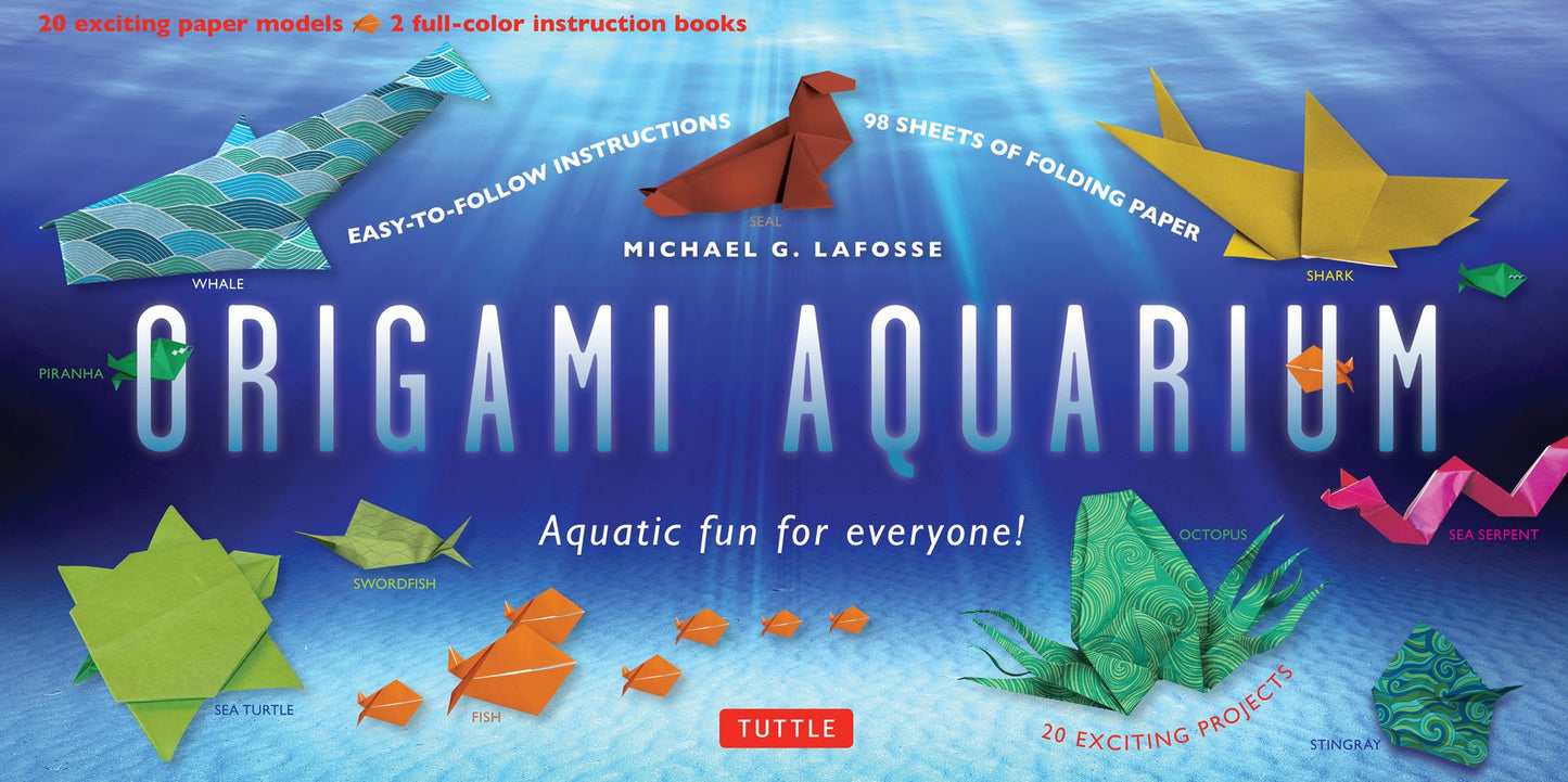Origami Aquarium Ebook: Aquatic fun for everyone!: Origami Book with 20 Projects: Great for Kids & Adults!