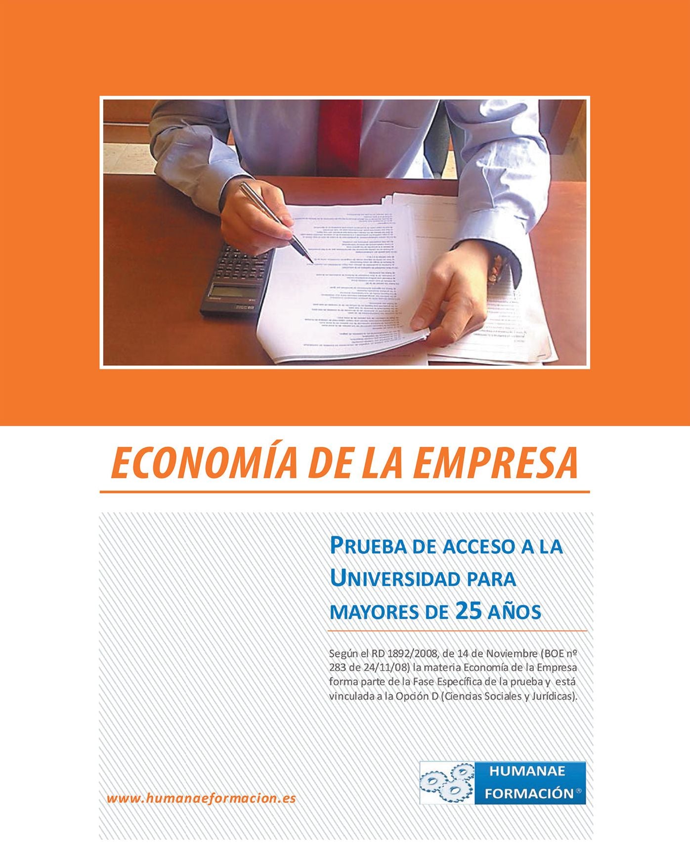 Economía de la Empresa: Prueba de acceso a la Universidad para mayores de 25 años