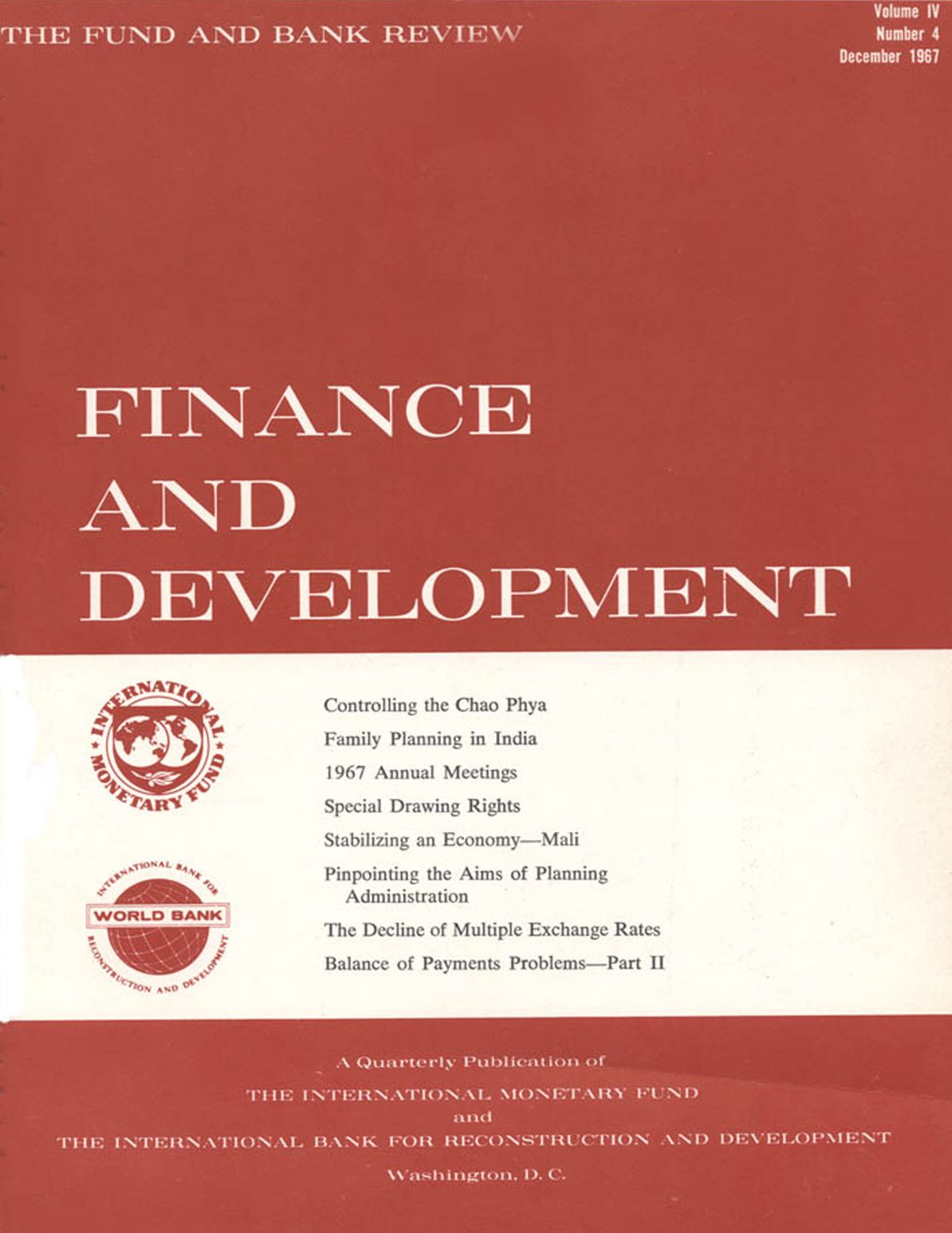 Finance & Development, December 1967