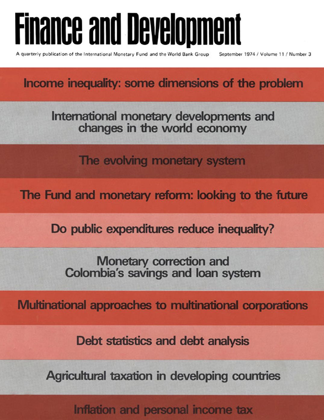 Finance & Development, September 1974