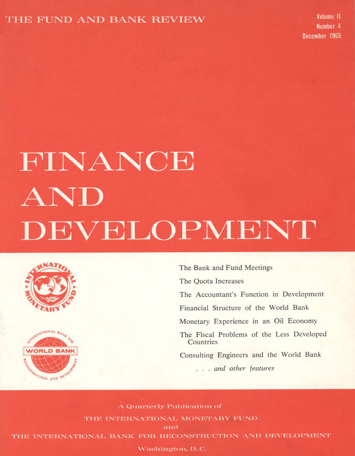 Finance & Development, December 1965