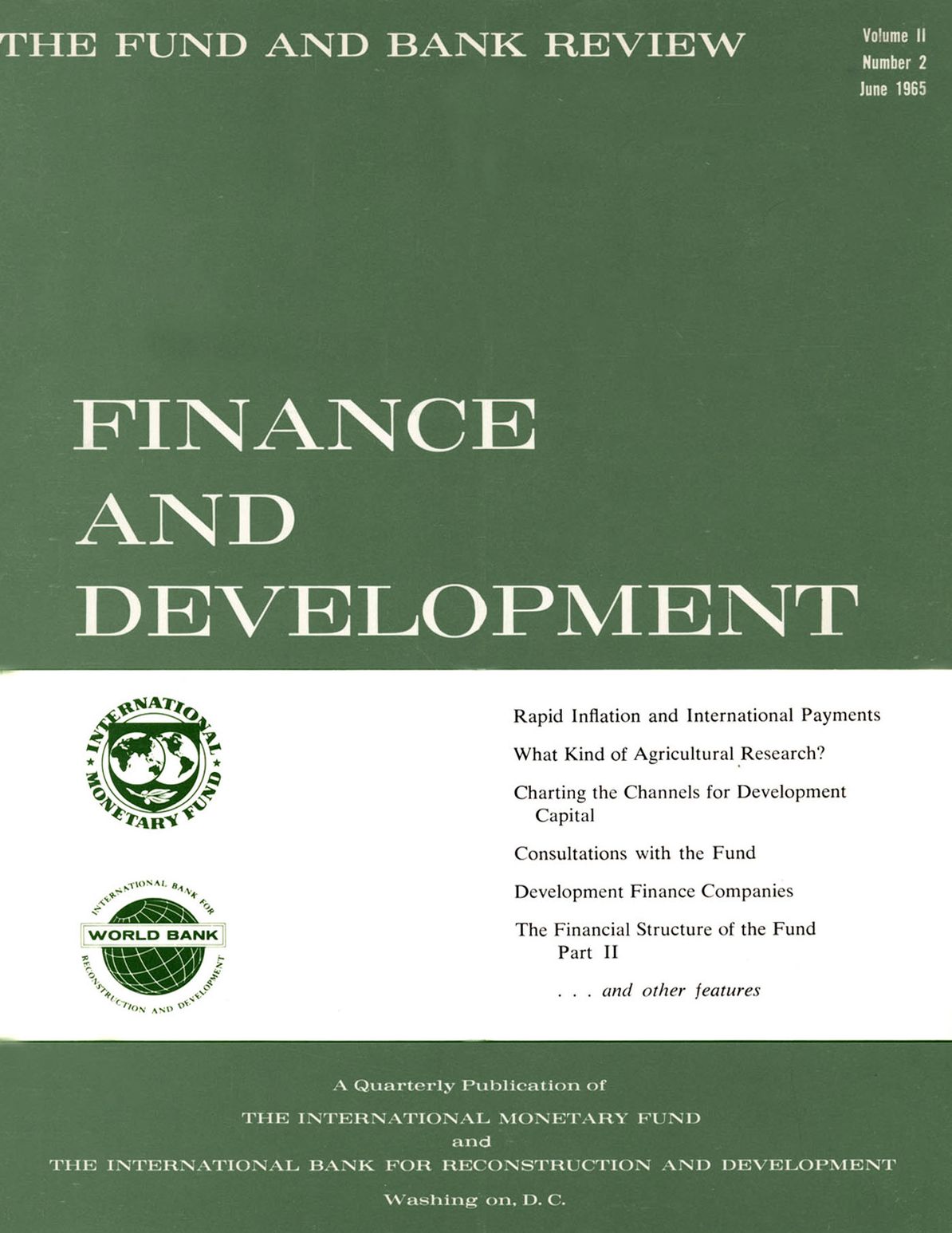 Finance & Development, June 1965