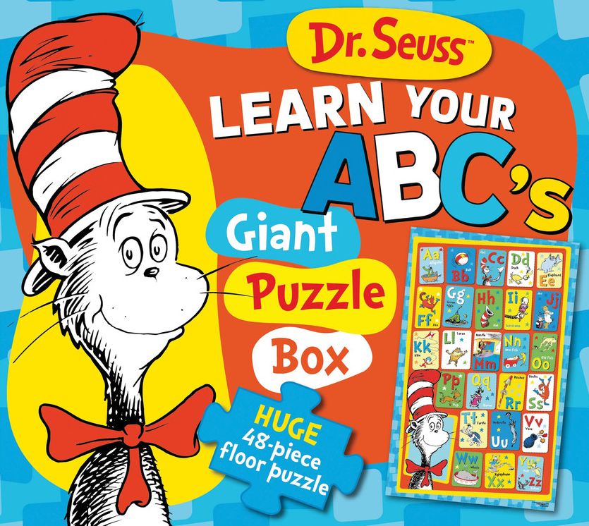 Dr. Seuss Learn Your ABC's Giant Puzzle Box: Huge 48-piece floor puzzle
