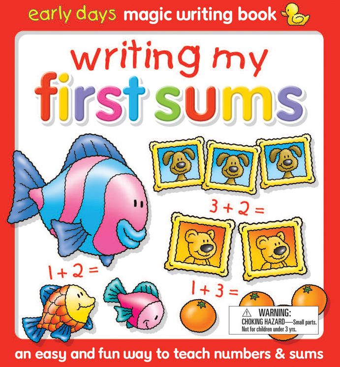 Early Days Magic Writing Book: Writing My First Numbers: An easy and fun way to teach numbers & sums