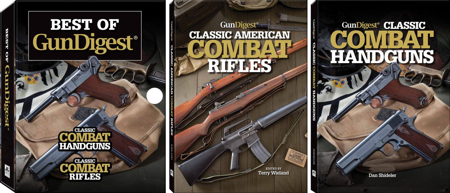 Best Of Gun Digest: (2-Book) Box Set: Classic Combat Handguns, Classic Combat Rifles