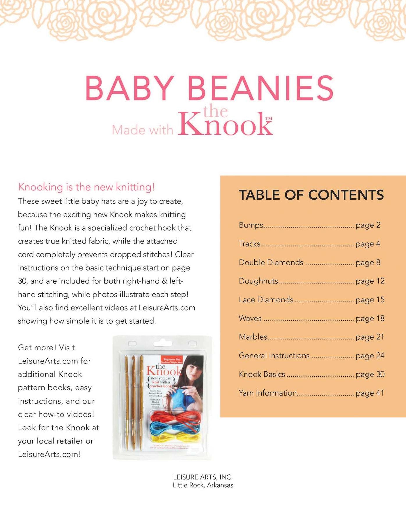Baby Beanies Made with the Knook? (Leisure Arts #5780)