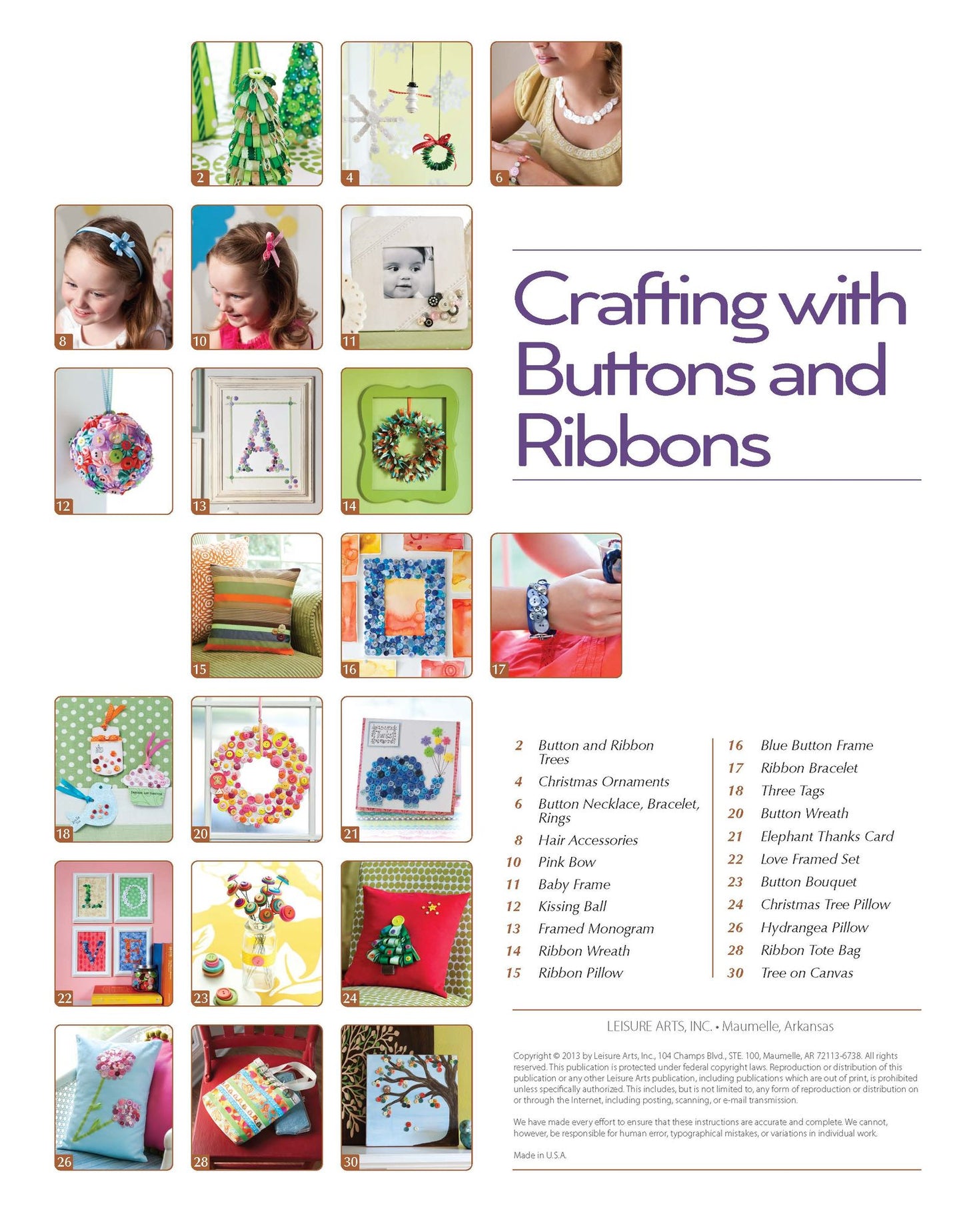 Crafting with Buttons & Ribbons