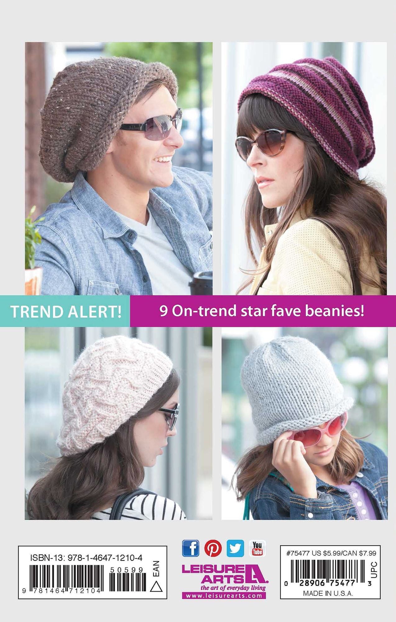 Celebrity Knit Slouchy Beanies for the Family, Book 2
