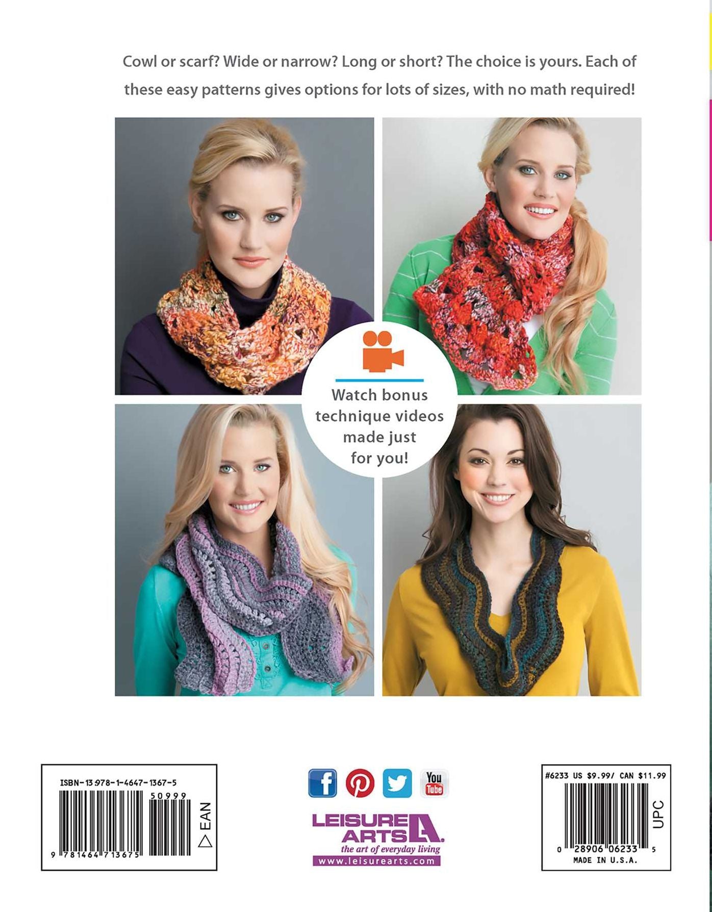 Scarves & Cowls: Crochet