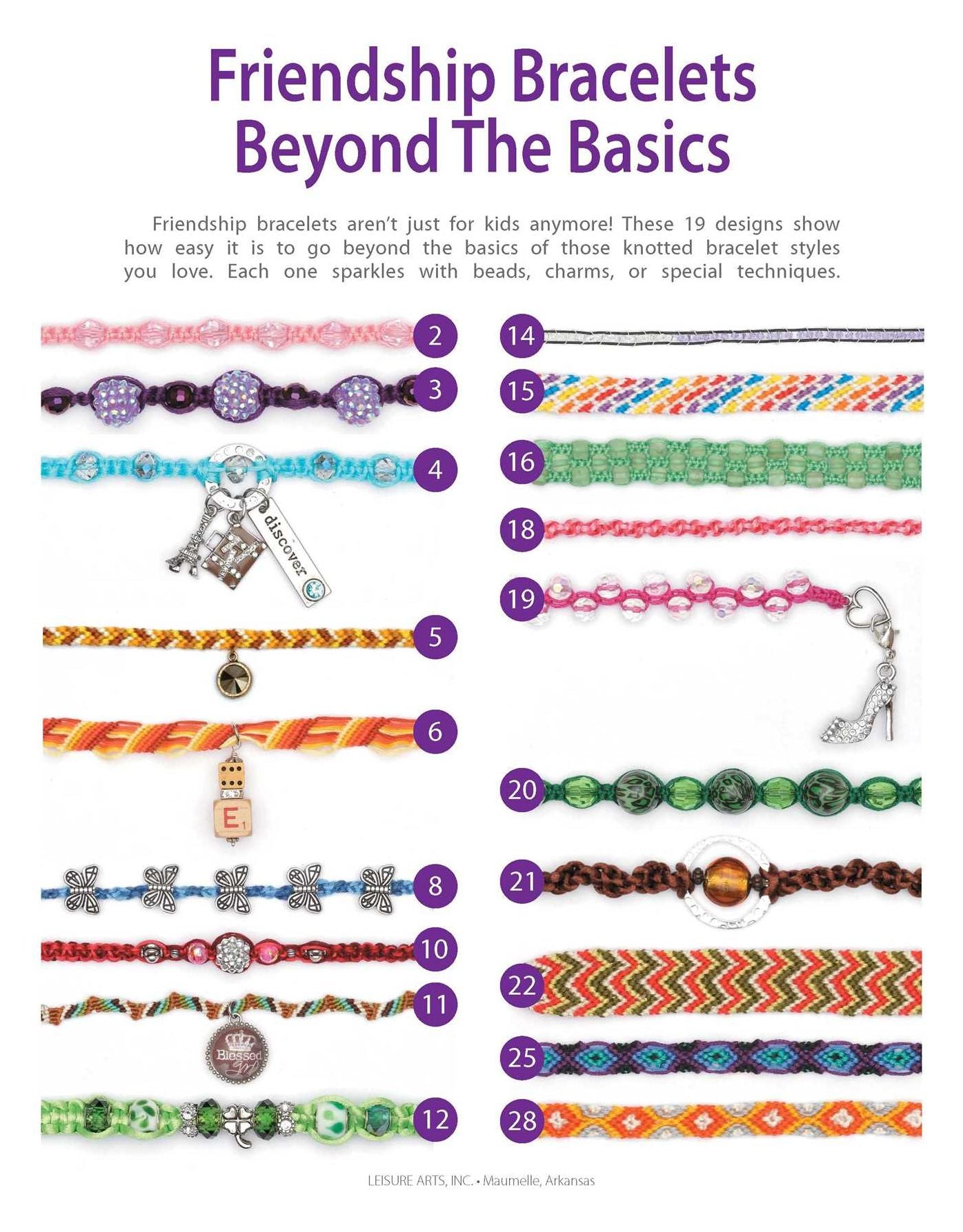 Friendship Bracelets Beyond the Basics