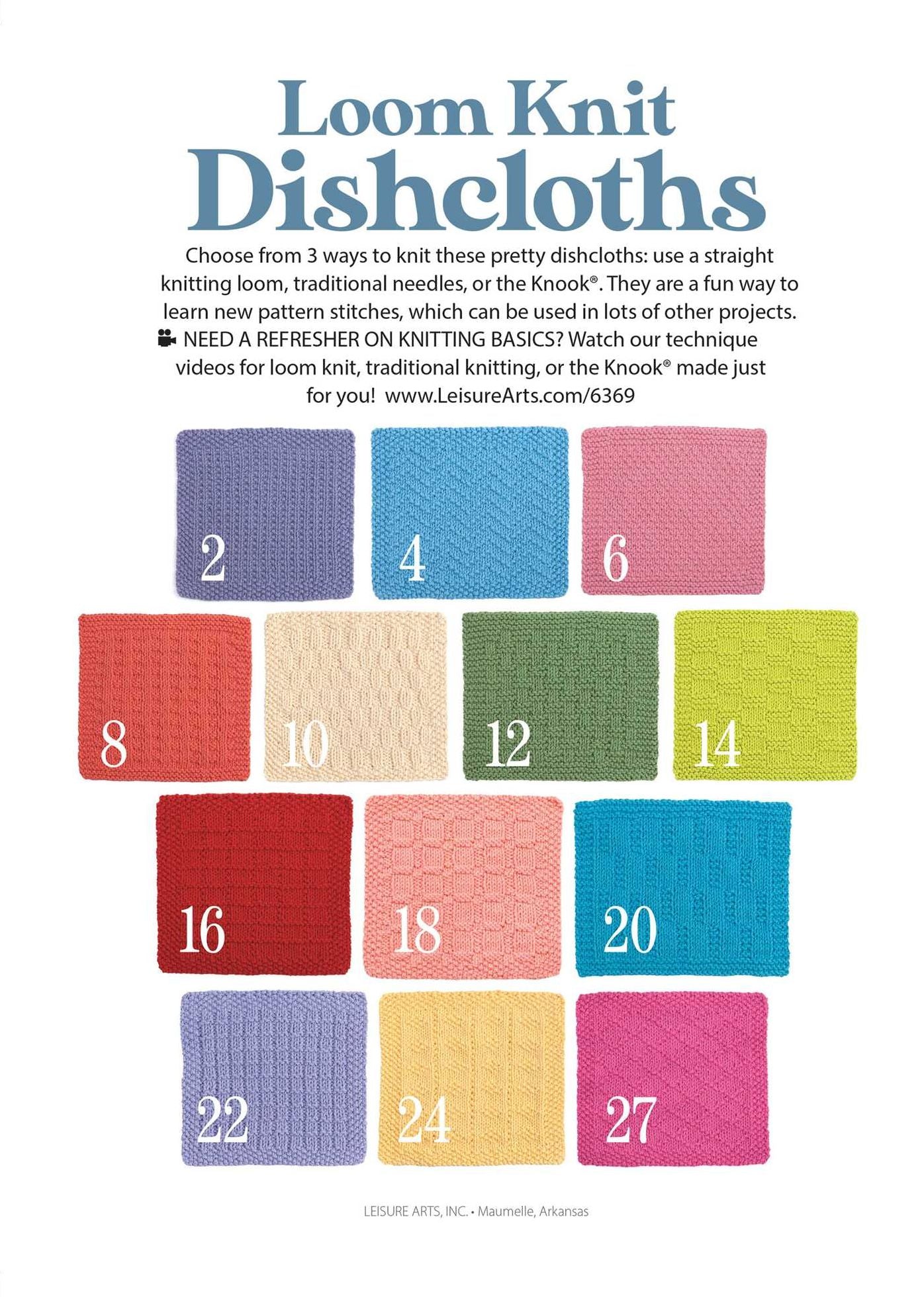 Loom Knit Dishclothes