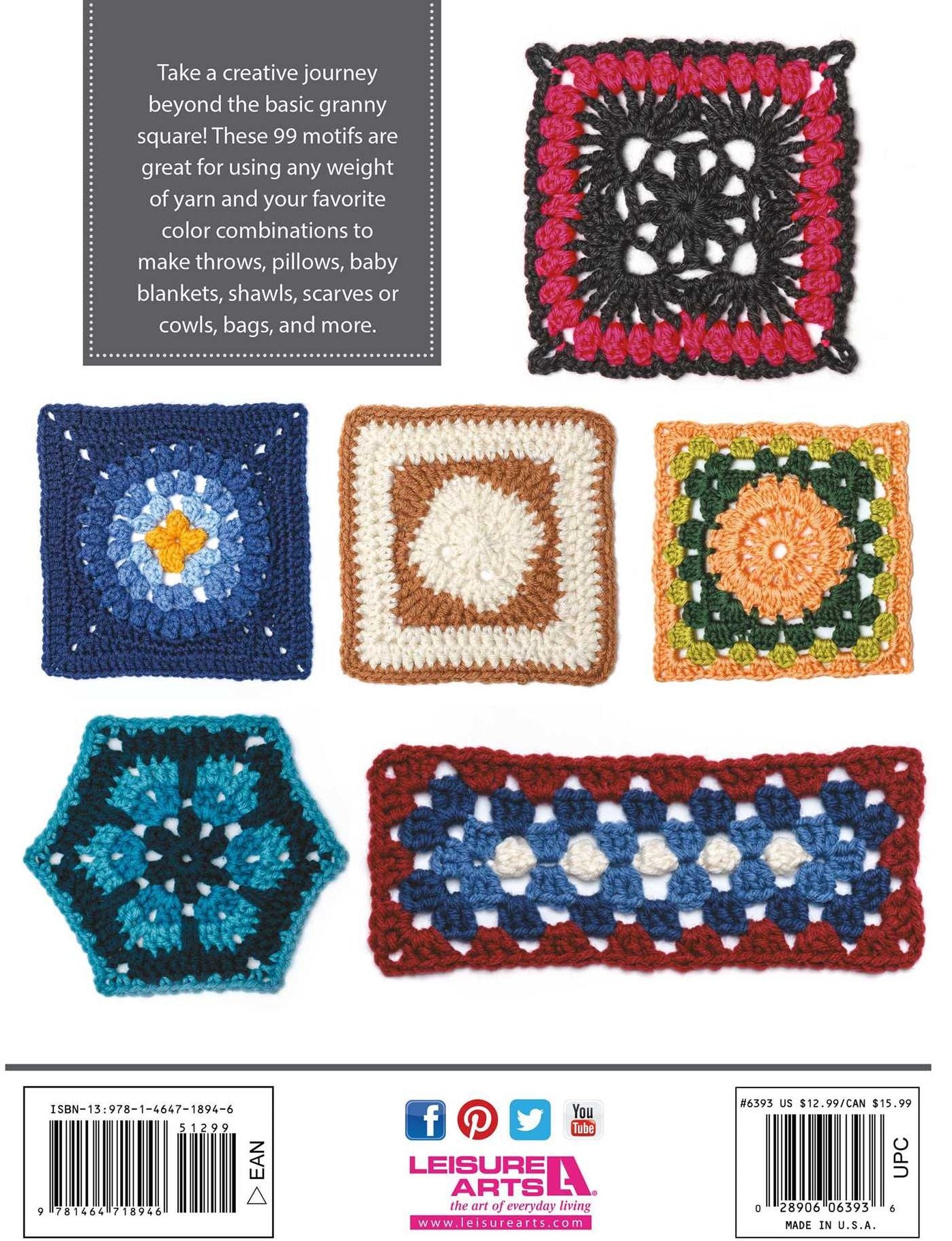 99 Granny Squares to Crochet