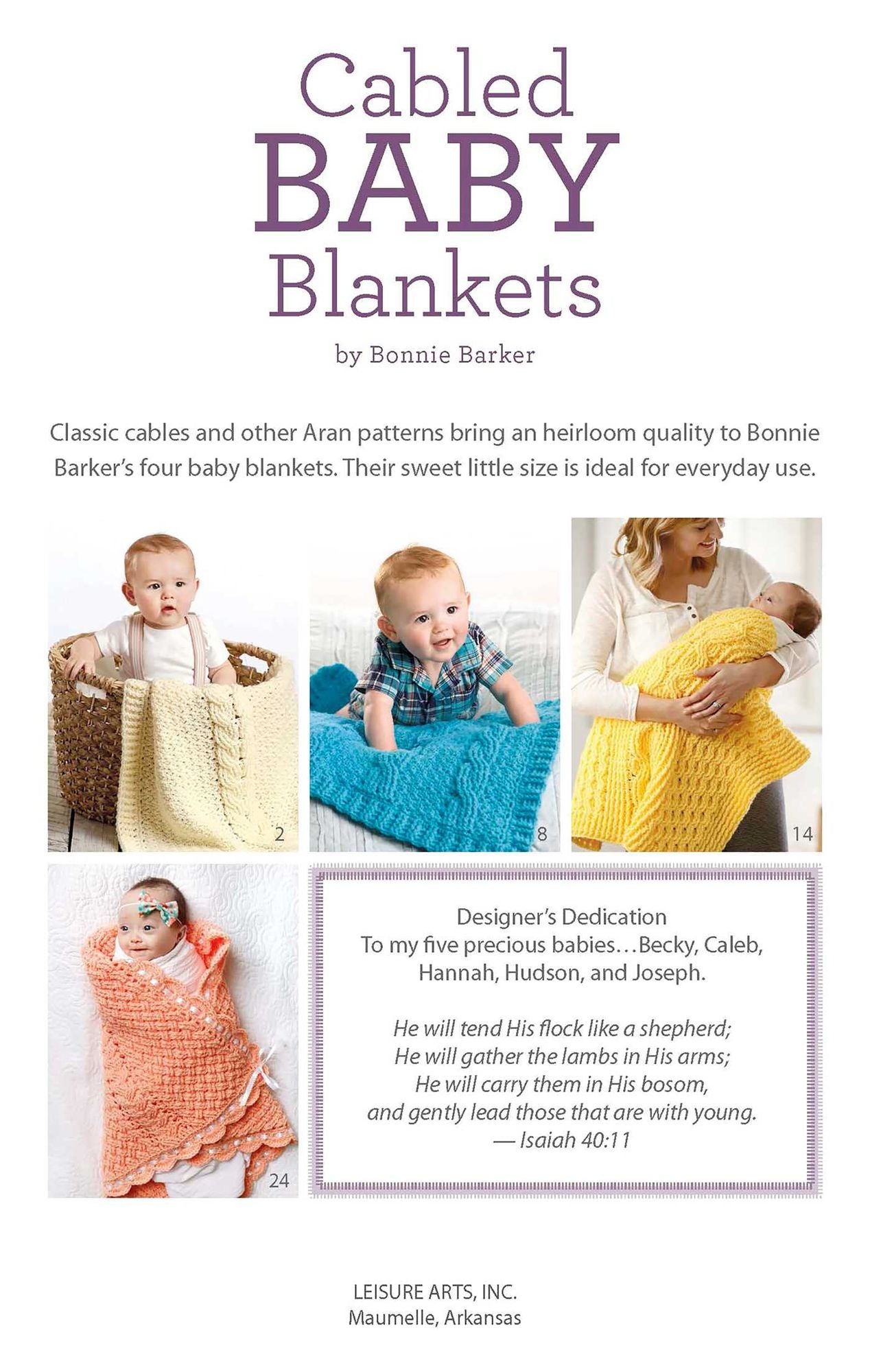 Cabled Baby Blanket