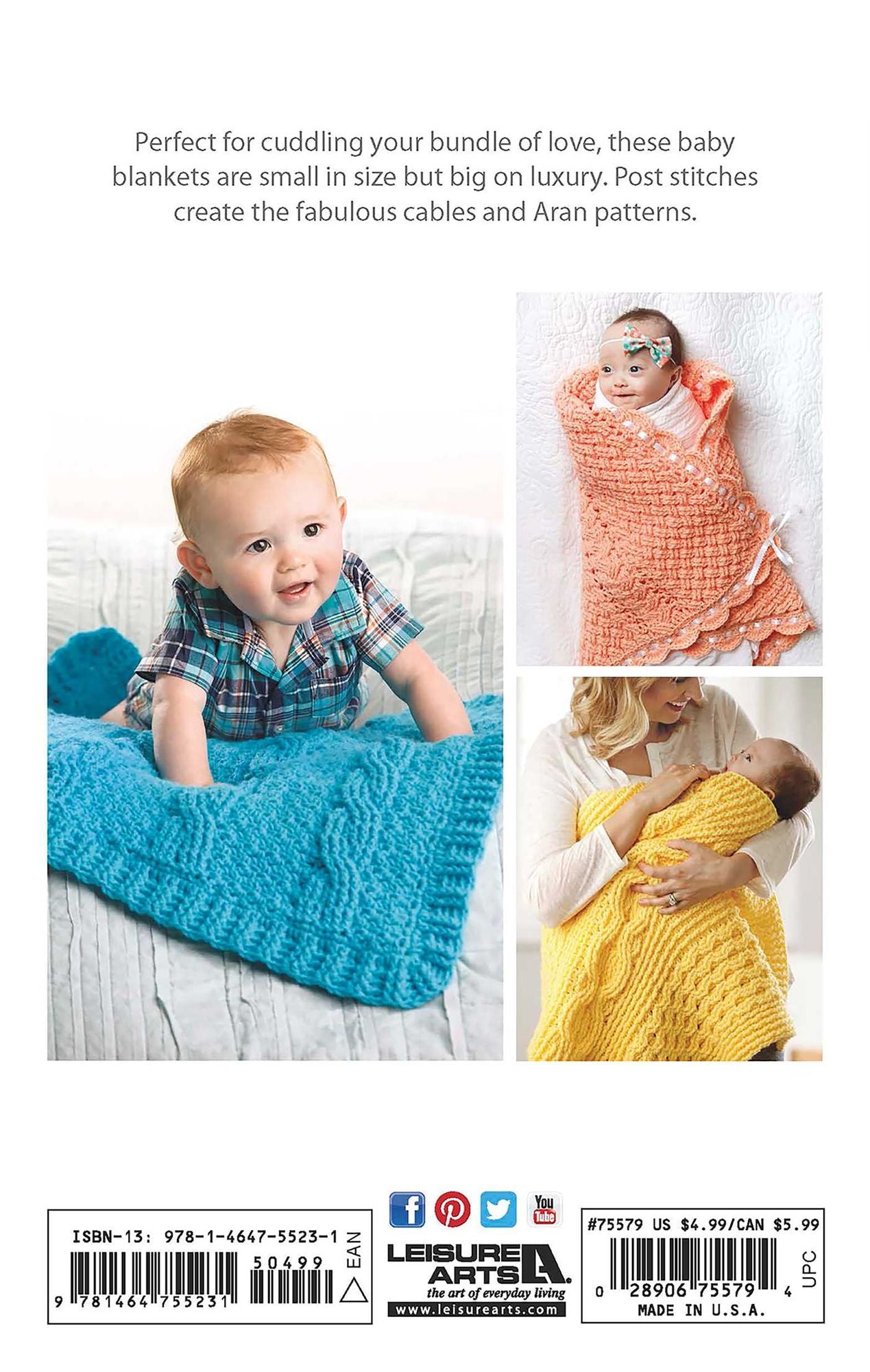 Cabled Baby Blanket