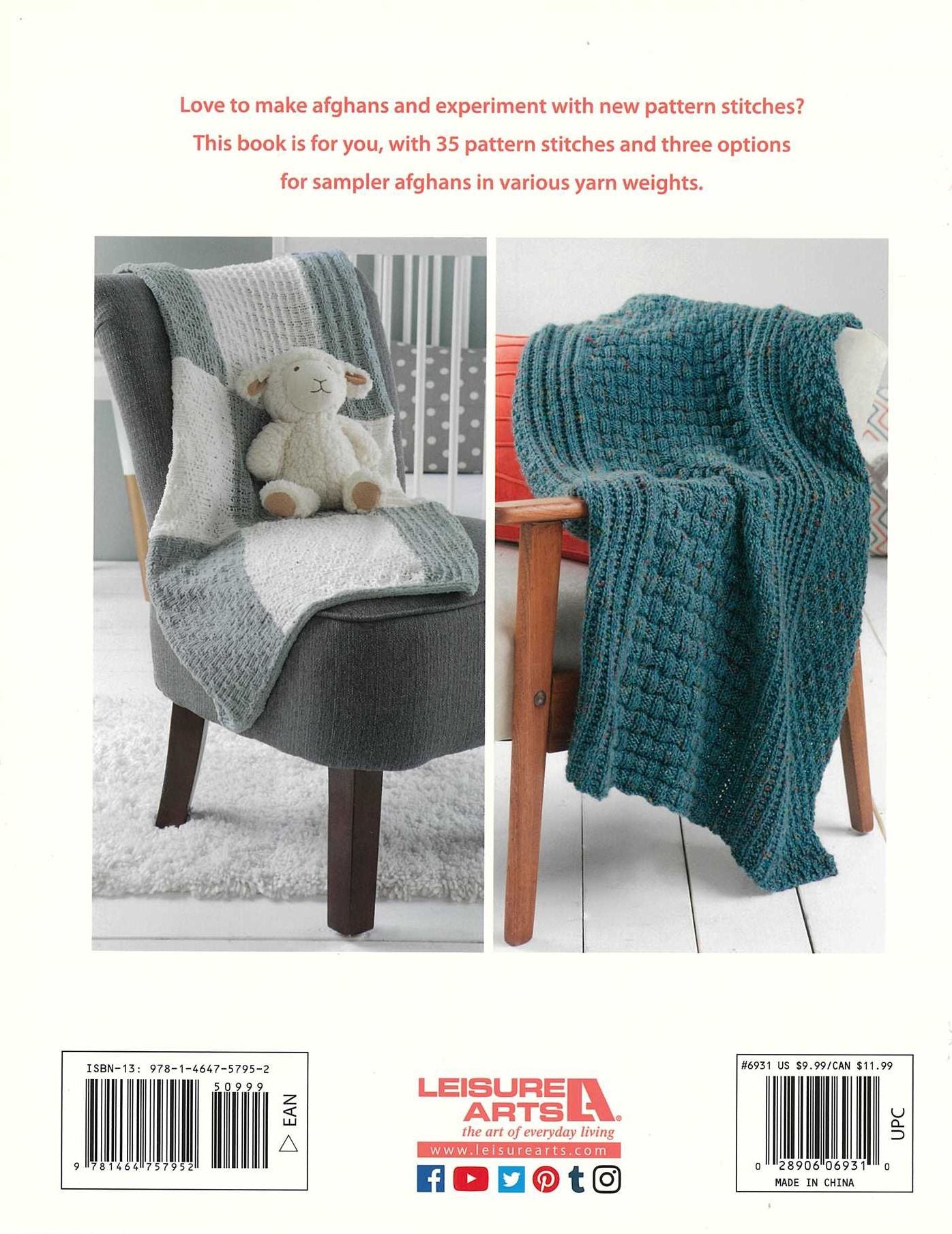 Loom Knit Samplers : Create Textured Afghans With Sampler of Stitches