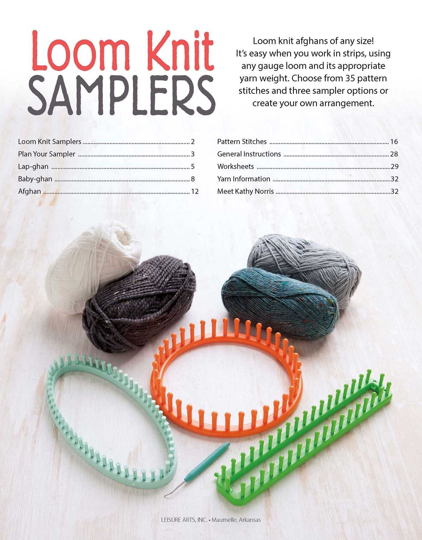 Loom Knit Samplers : Create Textured Afghans With Sampler of Stitches