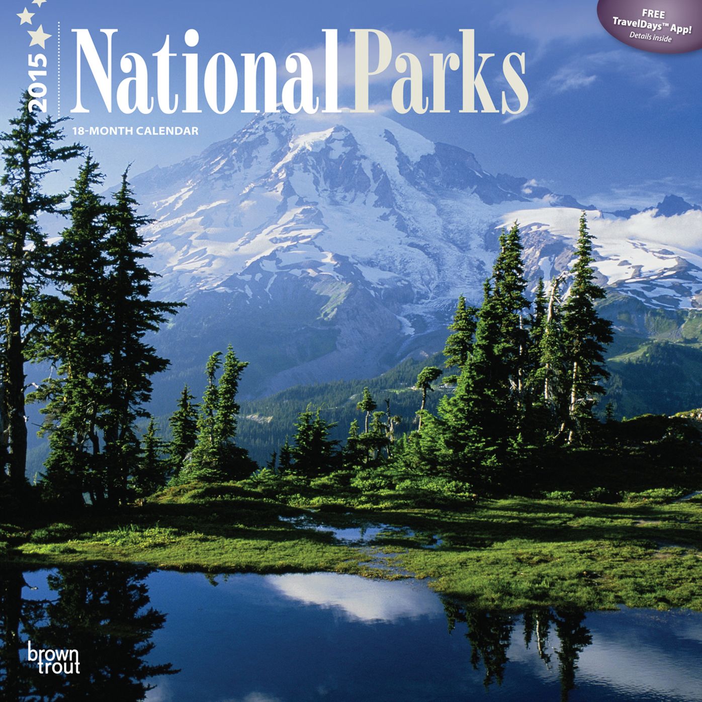 2015 National Parks Square Wall Calendar