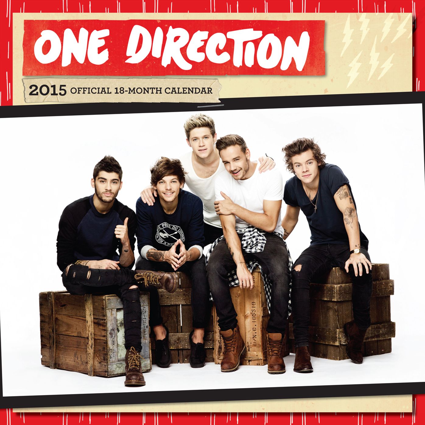 2015 One Direction Wall Calendar