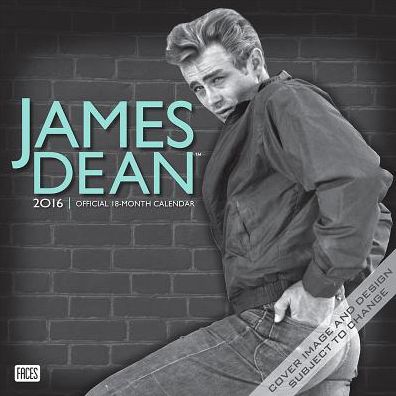 2016 James Dean Square 12x12 Faces Wall Calendar