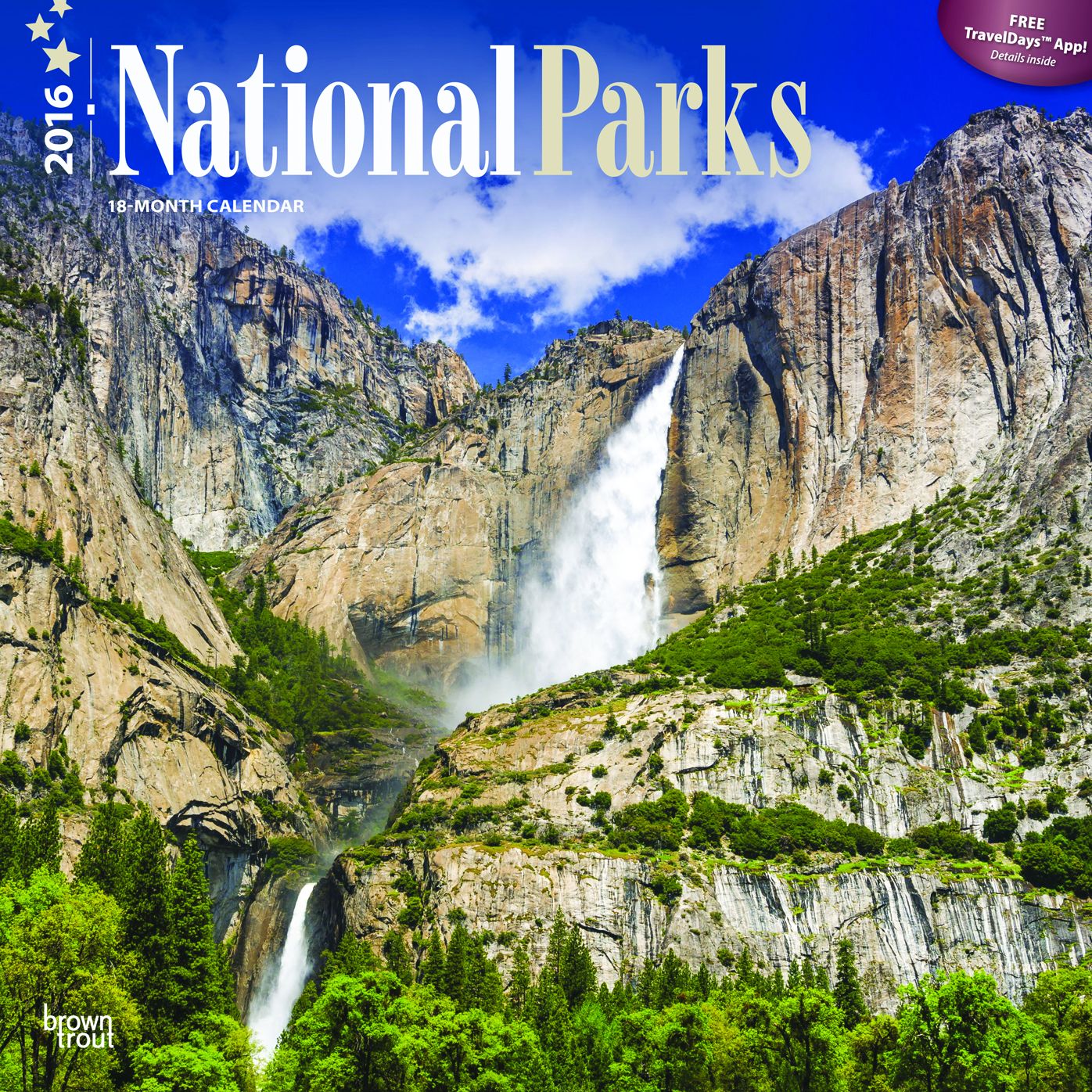 2016 National Parks Square 12x12 Wall Calendar