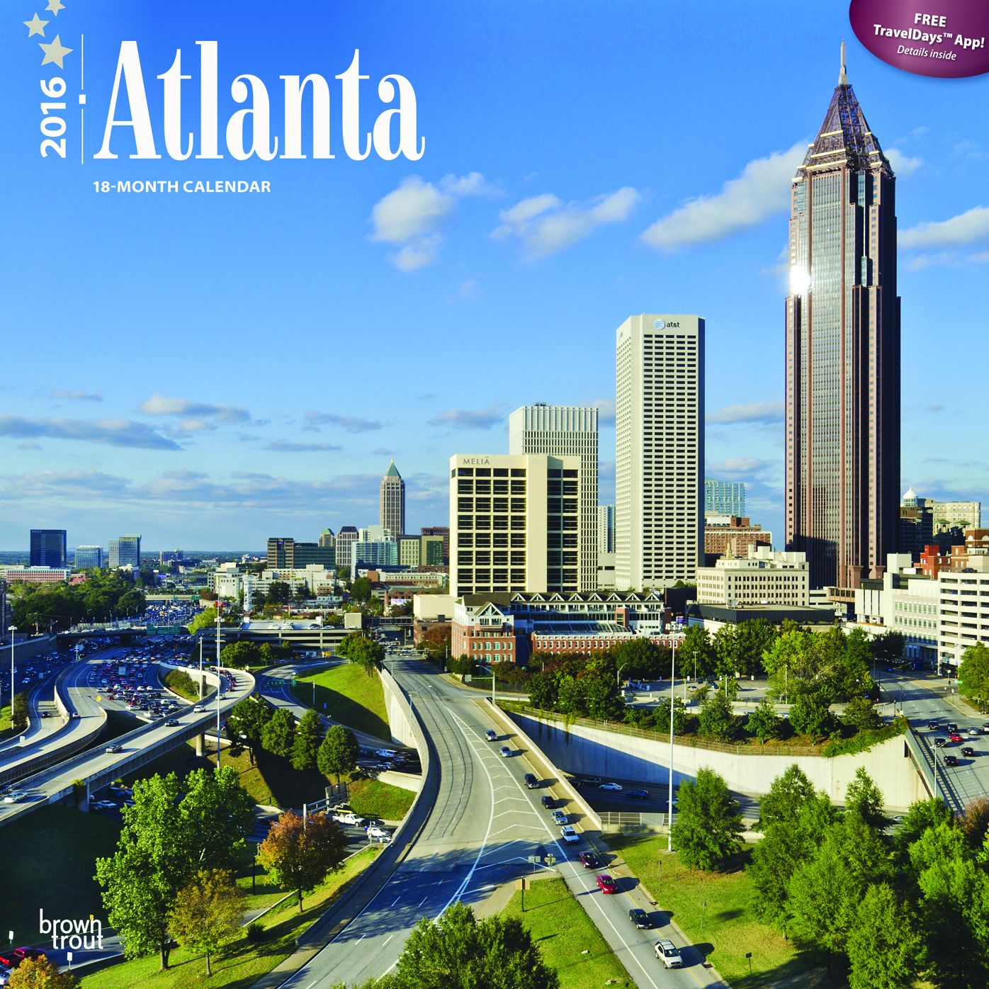 2016 Atlanta Square 12x12 Wall Calendar