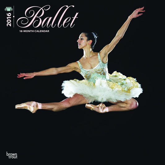 2016 Ballet Square 12x12 (ST-Silver Foil) Wall Calendar