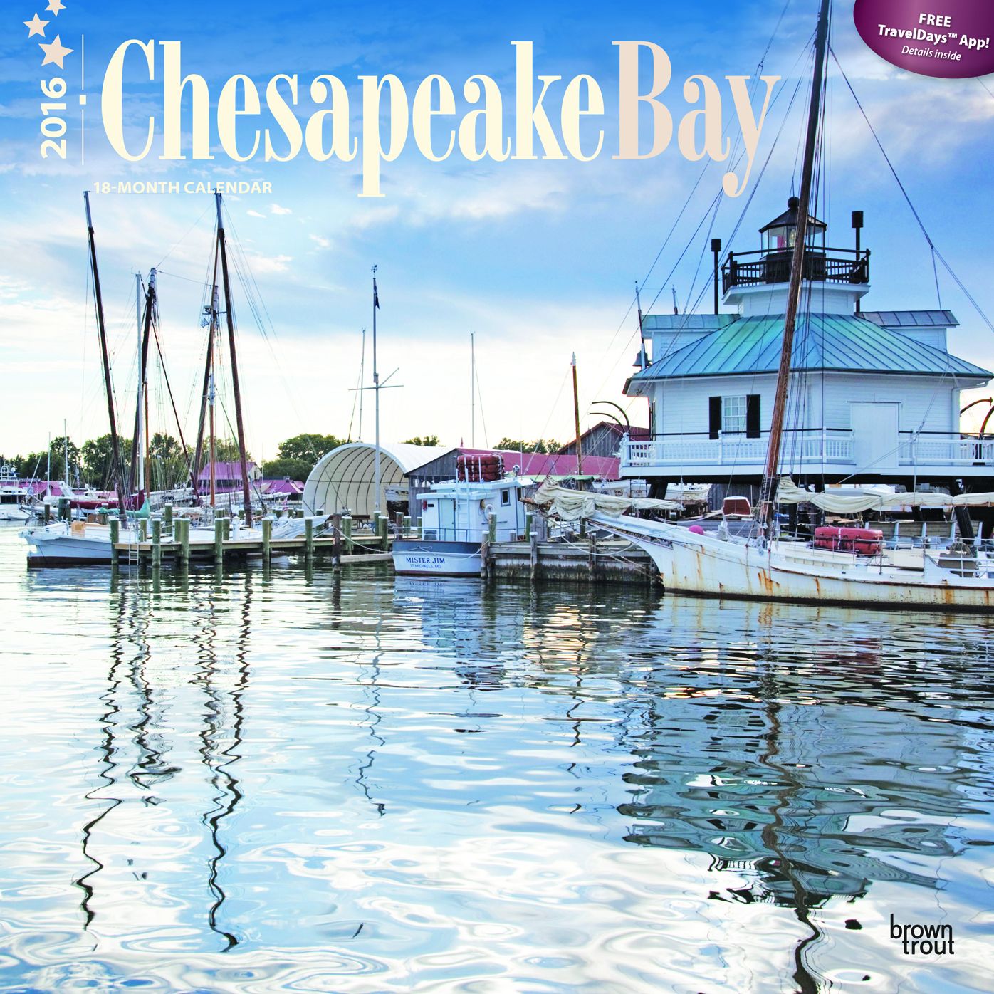 2016 Chesapeake Bay Square 12x12 Wall Calendar