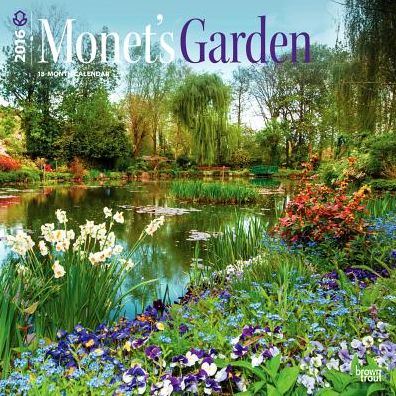 2016 Monet's Garden Square 12x12 Wall Calendar