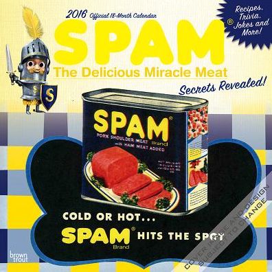 2016 Spam Square 12x12 Wall Calendar