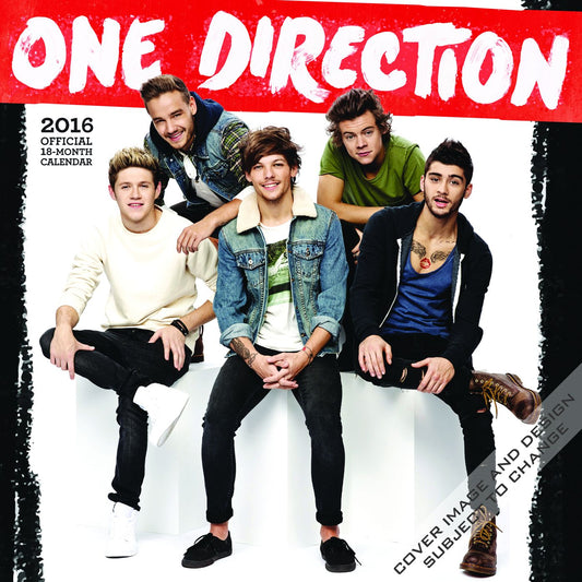 2016 One Direction Square 12x12 Global Wall Calendar