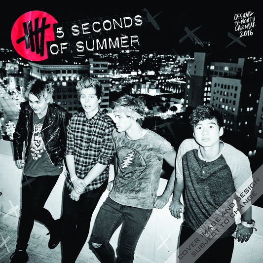 2016 5 Seconds of Summer Square 12x12 Bravado Wall Calendar