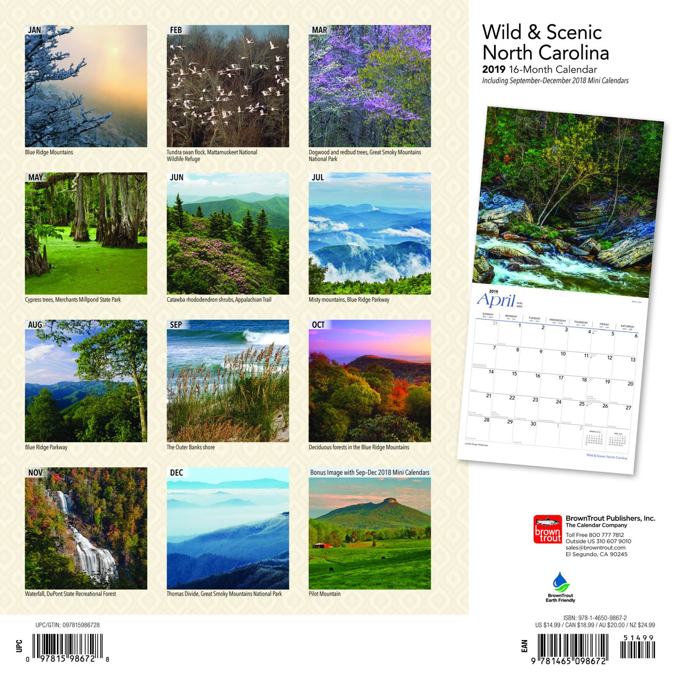 North Carolina Wild Scenic 2019 Square