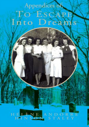Appendices of: To Escape Into Dreams, Volume II
