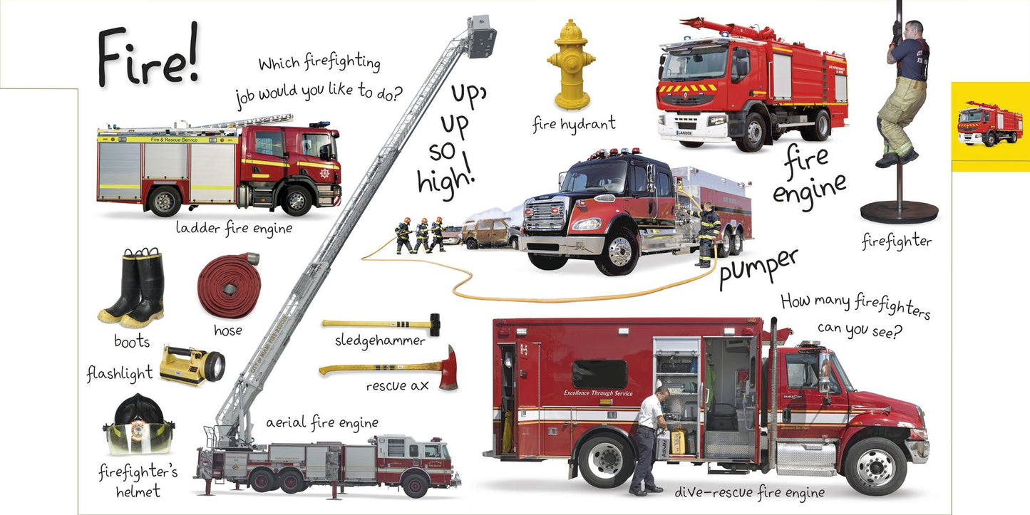 Tabbed Board Books: My First Trucks and Diggers: Let's Get Driving!