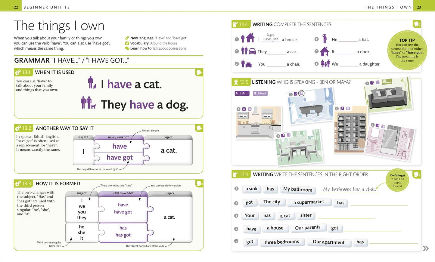 English for Everyone: Level 1: Beginner, Course Book
