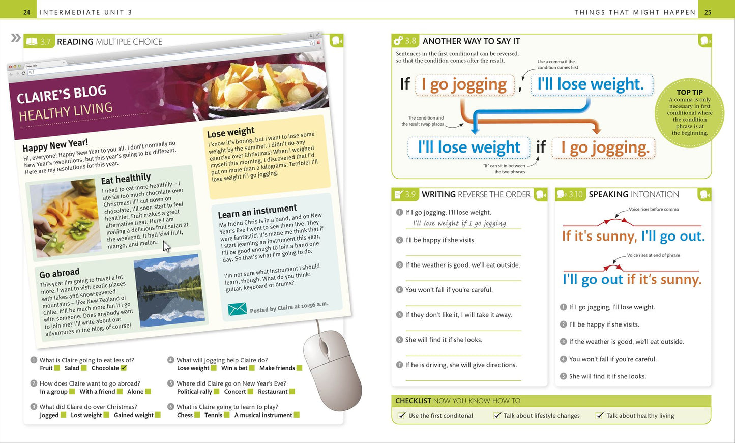 English for Everyone: Level 3: Intermediate, Course Book