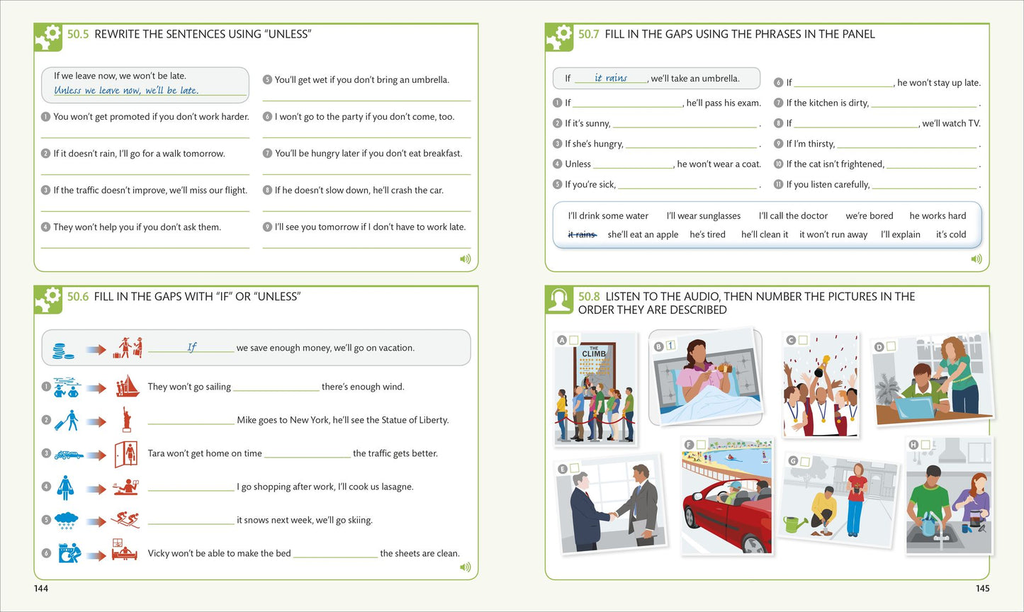 English for Everyone: Level 3: Intermediate, Practice Book