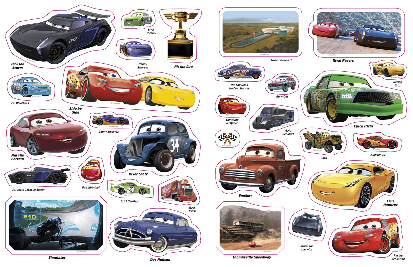 Ultimate Sticker Book: Disney Pixar Cars 3