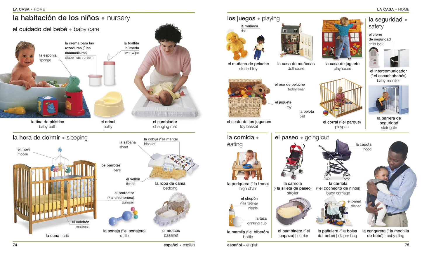 Spanish English Bilingual Visual Dictionary