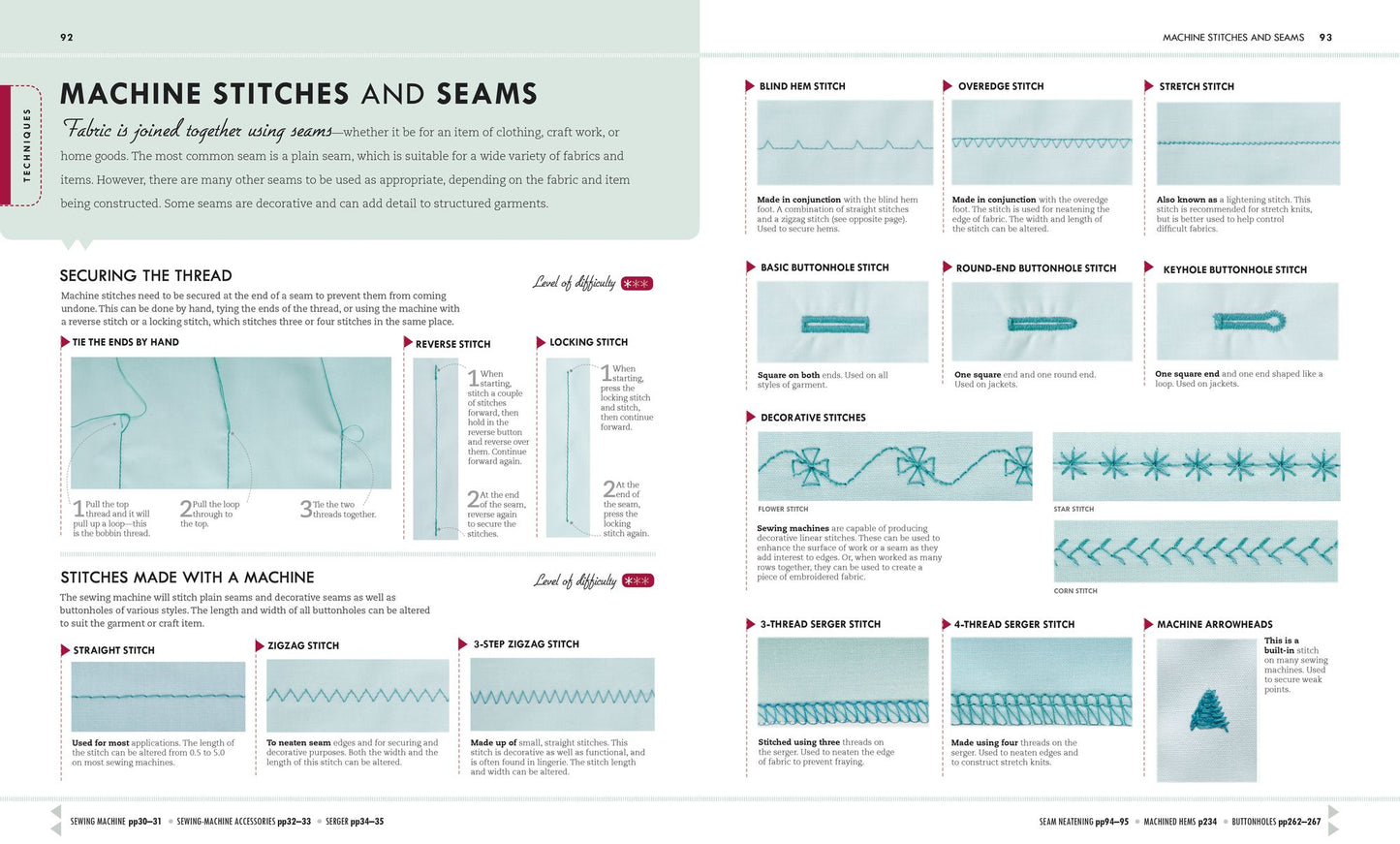 The Sewing Book: Over 300 Step-by-Step Techniques