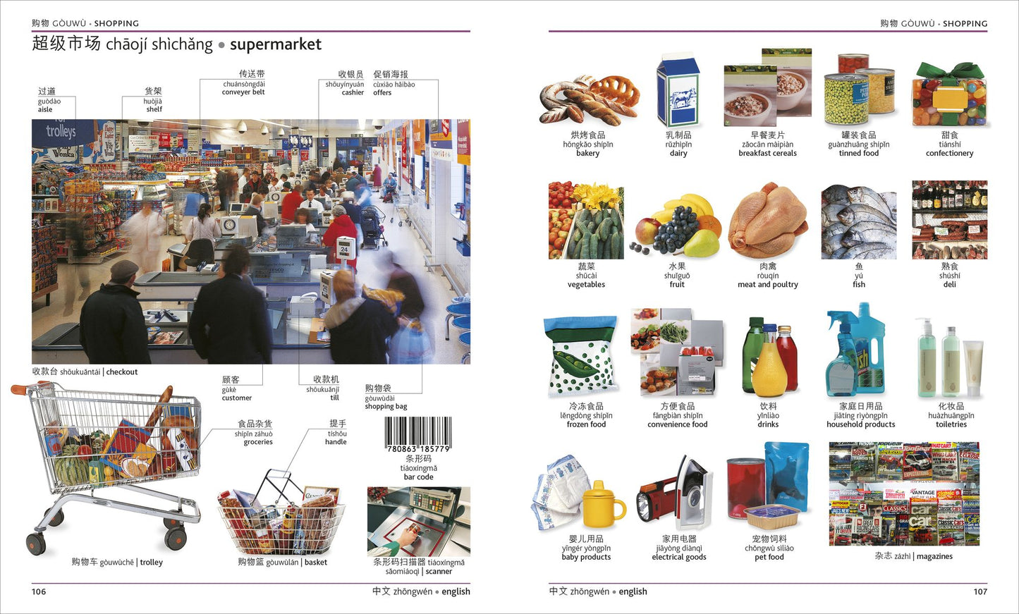 Mandarin Chinese-English Bilingual Visual Dictionary