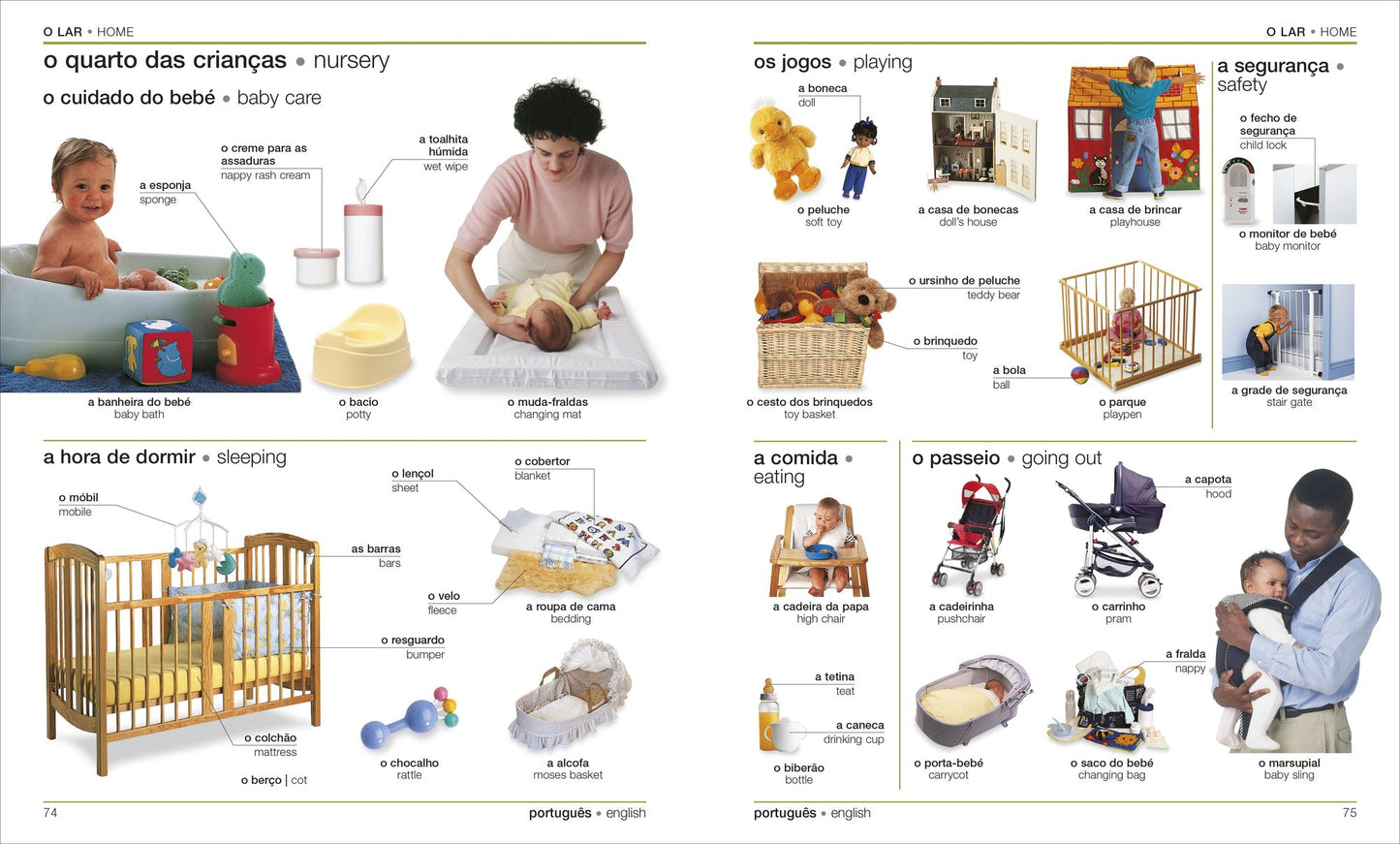 Portuguese English Bilingual Visual Dictionary